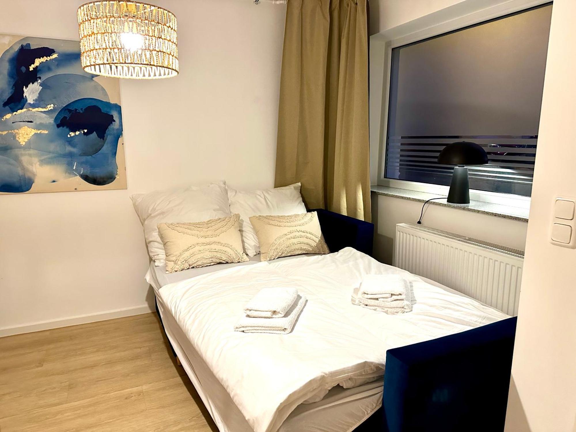 Stylisches 2-Zimmer Ambient Apartment In Alsternaehe Mit Kingsize-Bett & Schlafsofa Hamburg-Harburg Buitenkant foto